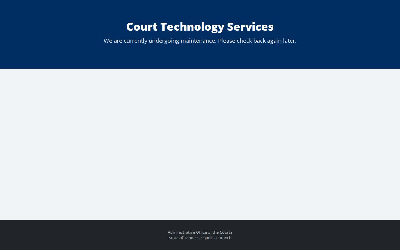 Carroll County municipal warrant office routing in the Tennessee city court clerk directory