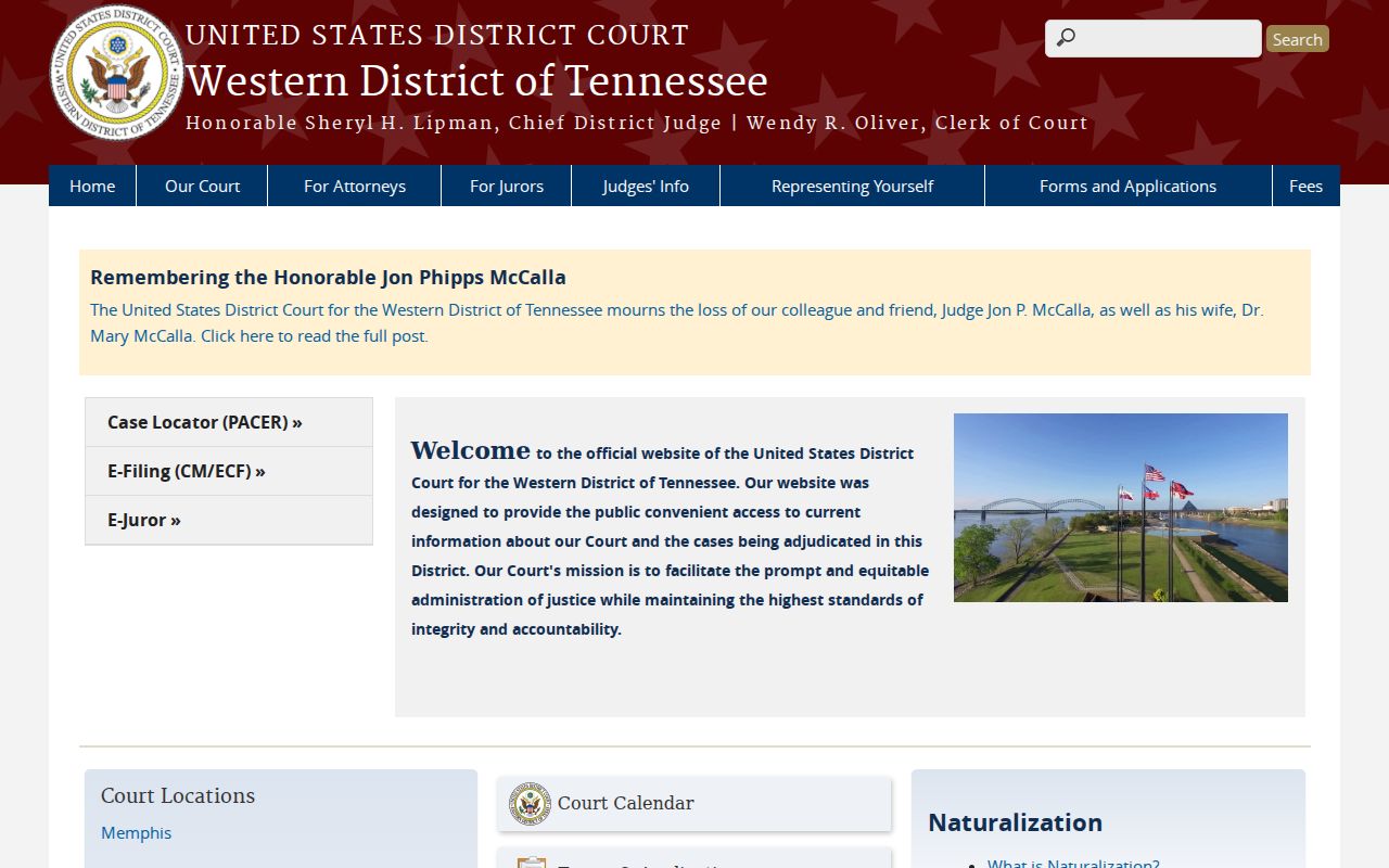 Carroll County federal warrant questions routed to the Western District of Tennessee